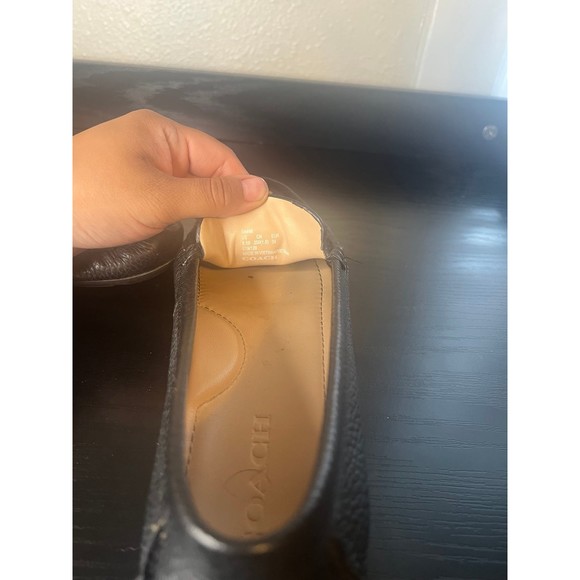 Coach McKenna Driver Leather Loafer Shoes Black Size 8.5 - Picture 12 of 12